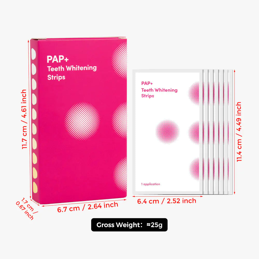 PAP+ 3D Teeth Whitening Strips